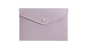 Teczki i skoroszyty - Teczka kopertowa koperta na zatrzask A6 PP różowa soft touch BIURFOL - miniaturka - grafika 1