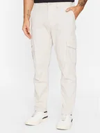 Spodnie męskie - Only & Sons Spodnie materiałowe 22025431 Écru Tapered Fit - miniaturka - grafika 1