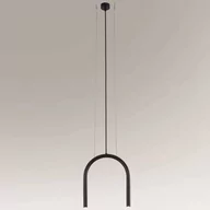 Lampy sufitowe - Shilo Wisząca LAMPA loftowa SUMOKO 7858 metalowa OPRAWA industrialny zwis czarny 7858 - miniaturka - grafika 1