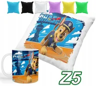 Gadżety dla niej i dla niego - ZESTAW KUBEK + POSZEWKA Z NADRUKIEM PSI PATROL PIESKI+ IMIĘ - miniaturka - grafika 1