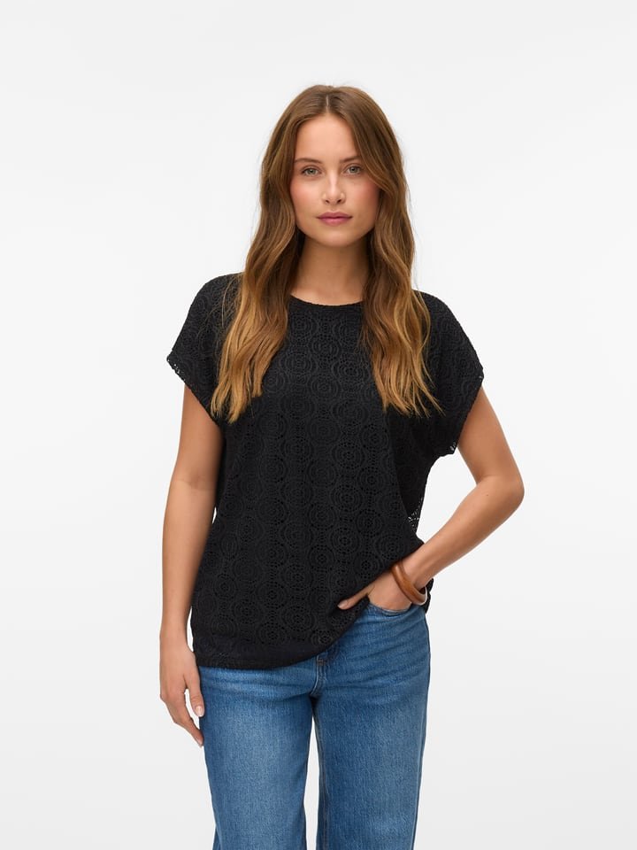 Vero Moda Bluzka w kolorze czarnym