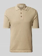 Koszulki męskie - Koszulka polo o kroju regular fit z haftem angielskim model ‘MOON’ - miniaturka - grafika 1
