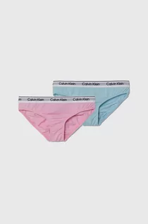 Majtki dla dzieci - Calvin Klein Underwear figi dziecięce 2-pack kolor różowy - grafika 1