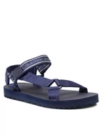 Klapki i japonki męskie - Calvin Klein Jeans Sandały Prefresato Sandal 1 YM0YM00352 Granatowy - miniaturka - grafika 1