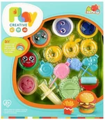 Masy plastyczne - Masa plastyczna z akcesoriami MEGA CREATIVE 511530 - miniaturka - grafika 1