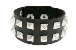 Bransoleta Dwurzędowa Pieszczocha Skórzana - Bransoletki - miniaturka - grafika 1