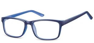 Okulary Zerówki klasyczne oprawki Sunoptic CP155F niebieskie - Okulary korekcyjne, oprawki, szkła - miniaturka - grafika 1
