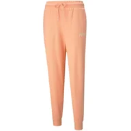 Spodnie damskie - Spodnie damskie Puma Modern Basics High brzoskwiniowe - miniaturka - grafika 1