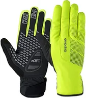 Rękawiczki - GripGrab GripGrab Unisex  dla dorosłych Ride wodoodporne zimowe rękawiczki rowerowe, męskie i damskie, żółte, Hi-Vis, XL 1069 - miniaturka - grafika 1