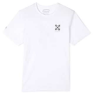 Koszulki męskie - Oxbow Oxbow N1TIPPY męska koszulka z krótkim rękawem graficzna, biała, S N1TIPPY - grafika 1