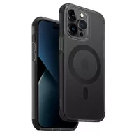 Etui i futerały do telefonów - UNIQ etui Combat iPhone 14 Pro Max 6,7" Magclick Charging czarny/concrete charcoal - miniaturka - grafika 1