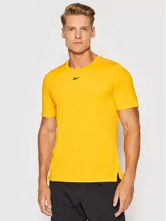 Koszulki sportowe męskie - Reebok Koszulka techniczna Tech Style Activchill Move GS6590 Żółty Slim Fit - grafika 1