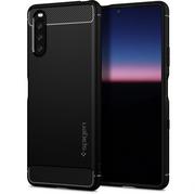 Etui i futerały do telefonów - Spigen Etui Rugged Armor do Sony Xperia 10 III Matte Black - miniaturka - grafika 1