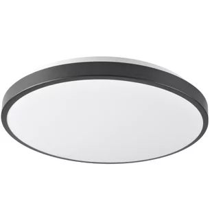 Polux Plafon LED Kern 40cm 24W czarny 314925 - Lampy sufitowe - miniaturka - grafika 1