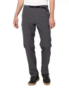 Spodenki męskie - Jack Wolfskin Męskie Spodnie Summer Lifestyle Pants M Spodnie Rekreacyjne, Asfaltowy, 46 - grafika 1