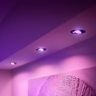 Oprawy, klosze i abażury - Philips Hue wpuszczany spot LED Centura czarny Ø 9cm CCT RGB 3szt - miniaturka - grafika 1