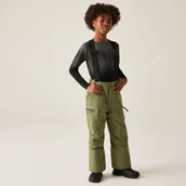 Spodnie narciarskie - Dare 2b Spodnie narciarskie dziecięce z membraną Pow II Zielony, Rozmiar: 158 cm - miniaturka - grafika 1