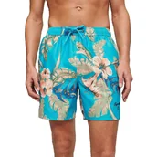 Kąpielówki męskie - Superdry Męskie Kąpielówki z nadrukiem hawajskim - miniaturka - grafika 1