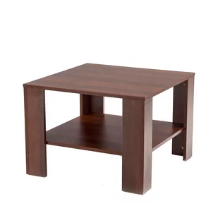 Kwadro Kwadrat Ciemny Orzech Halmar Ława Halmar - Ławy i stoliki kawowe - miniaturka - grafika 1