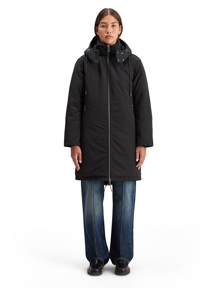 Scotch & Soda Parka w kolorze czarnym