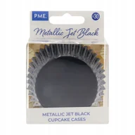 Dodatki do ciast w proszku - PME Metaliczne papilotki do babeczek (30 sztuk) czarny - miniaturka - grafika 1