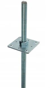 Un Podstawa Słupa Z Regulowaną Wysokoscią Kotwa M24*500 80*80Mm LBS PK24*80 1110003723260 - Kotwy - miniaturka - grafika 1