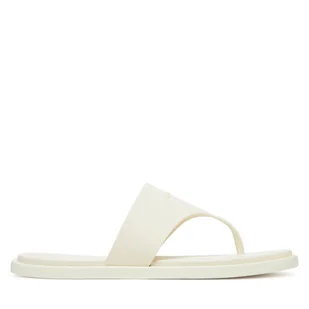 Japonki Calvin Klein Toepost Tpu Slide HW0HW02836 Écru - Klapki i japonki damskie - miniaturka - grafika 1