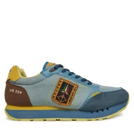Sneakersy męskie - Sneakersy Aeronautica Militare 251SC292CT3547 Niebieski - miniaturka - grafika 1