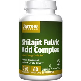 JARROW FORMULAS JARROW FORMULAS Shilajit Fulvic Acid Complex (Shilajit, Kompleks kwasu fulwowego) 60 Kapsułek - Witaminy i minerały - miniaturka - grafika 1