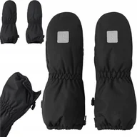 Rękawiczki dla dzieci - Rękawiczki dziecięce Reima Tassu r.2 czarne zimowe wiatroszczelne ocieplane - miniaturka - grafika 1