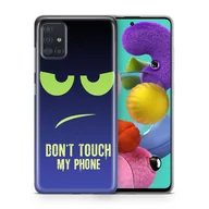 Etui i futerały do telefonów - Etui na telefon komórkowy Pokrowiec ochronny na Samsung Galaxy S8 Plus Pokrowiec na etui Bumper Cases TPU, Model: Samsung Galaxy S8 Plus, Wybierz wzór: Dont Touch My Phone Green Blue - miniaturka - grafika 1