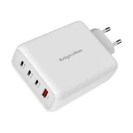 Ładowarki do telefonów - Ładowarka sieciowa Kruger&Matz 140 W GaN z funkcją Quick Chazge and Power Delivery - miniaturka - grafika 1