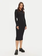 Sukienki - Vero Moda Sukienka codzienna Chloe 10315383 Czarny Slim Fit - miniaturka - grafika 1