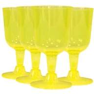 Serwisy obiadowe - KIELISZKI DO WINA PLASTIKOWE WIELORAZOWE 160ml 4 szt - miniaturka - grafika 1