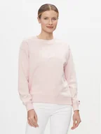 Bluzy damskie - Tommy Hilfiger Bluza Flag Script WW0WW41758 Różowy Regular Fit - miniaturka - grafika 1