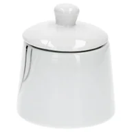 Cukiernice - Cukiernica Van Well Silver Night pojedyncza, 250 ml, Ø 95 mm, wys. 105 mm, dozownik cukru, dekor liniowy - miniaturka - grafika 1