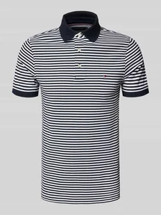 Koszulka polo o kroju slim fit z mieszanki bawełny i elastanu - Koszulki męskie - miniaturka - grafika 1