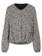 Bluzki damskie - ApartFashion Bluzka damska, czarna-wielokolorowa, normalna - miniaturka - grafika 1