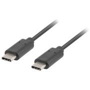 Kable USB - LANBERG Kabel USB-C M/USB-C M 3.1 LANBERG Gen 1, 0.5 m - miniaturka - grafika 1