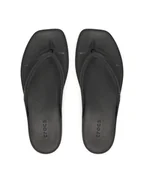 Klapki i japonki damskie - Crocs Japonki Miami Flip 211435 Czarny - miniaturka - grafika 1