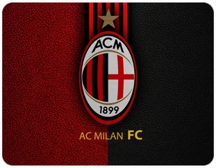 PODKŁADKA POD MYSZKĘ AC MILAN Z IMIENIEM 23x19CM DO LAPTOPA - Podkładki pod mysz - miniaturka - grafika 1