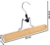 Wieszaki do szafy - Wieszak drewniany na spodnie W.SPODNIE.FSC - miniaturka - grafika 1