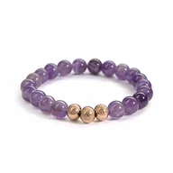 Bransoletki - Betlewski, Bransoletka damska, koraliki ametyst mała - miniaturka - grafika 1