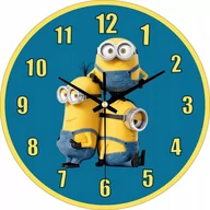 Zegary - Zegar Ścienny Dla Dzieci Minionki Jerry Carl Tim - miniaturka - grafika 1