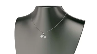 Zawieszka srebrna z rowerem BMX - Zawieszki - miniaturka - grafika 4