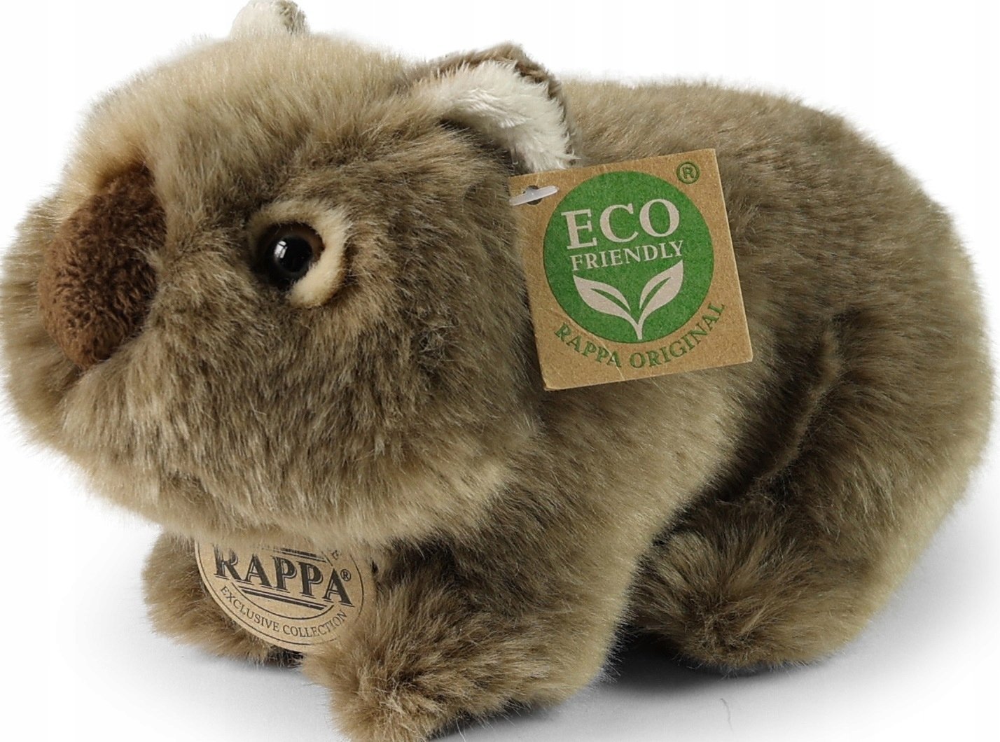 Rappa Pluszowa realistyczna maskotka Wombat 20 cm