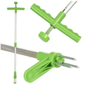 Grabie i motyki - WYRYWACZ DO CHWASTÓW wycinak ogrodowy teleskopowy - miniaturka - grafika 1