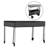 Taczki - Leziter Krzesło plażowe premium roof szare - miniaturka - grafika 1