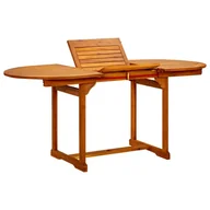 Stoły ogrodowe - vidaXL Ogrodowy stół jadalniany 120-170 x80x75 cm drewno akacjowe 316567 - miniaturka - grafika 1