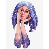 Malowanie po numerach - Malowanie po numerach - Sylwetka gwiazdy 30x40cm - miniaturka - grafika 1